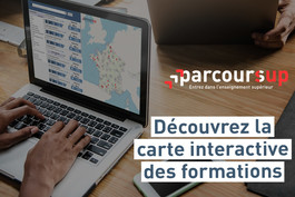 Une carte interactive des formations sur Parcoursup