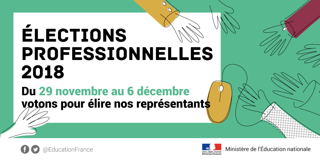 Élections professionnelles Ministère de l'Éducation nationale et de