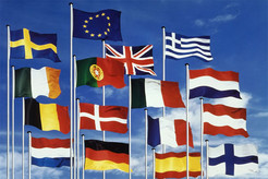 Grands drapeaux-europe