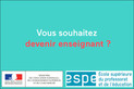 Concours enseignants